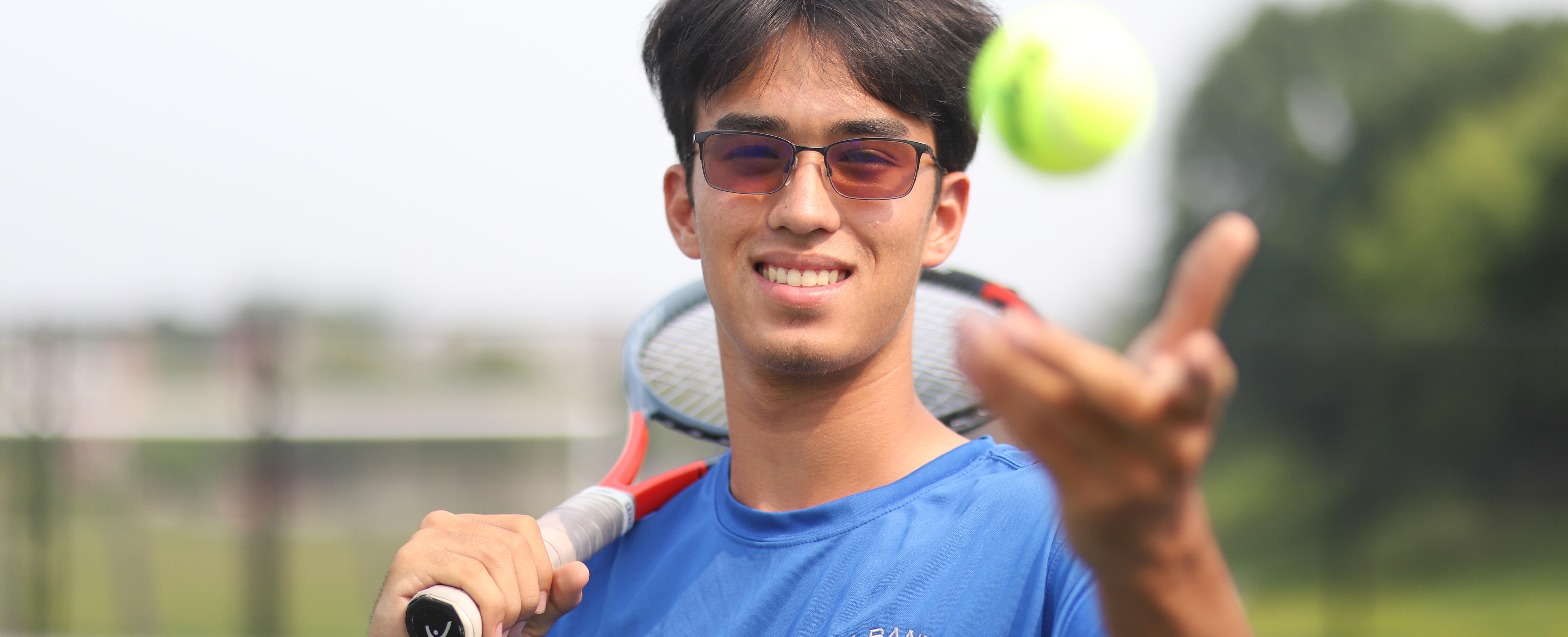 Albany High tennis player Masami Surisawa