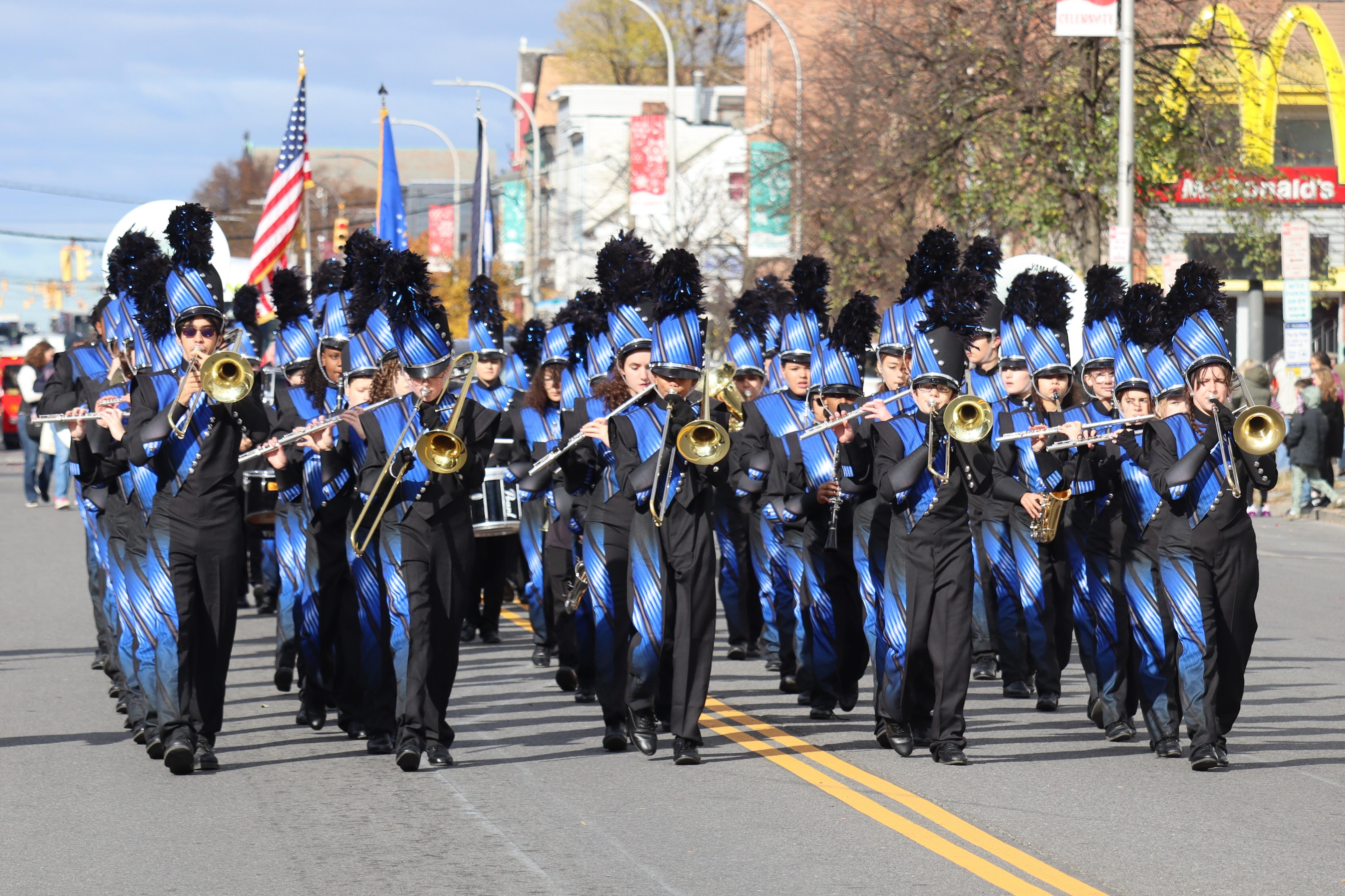 Marching Falcons in action