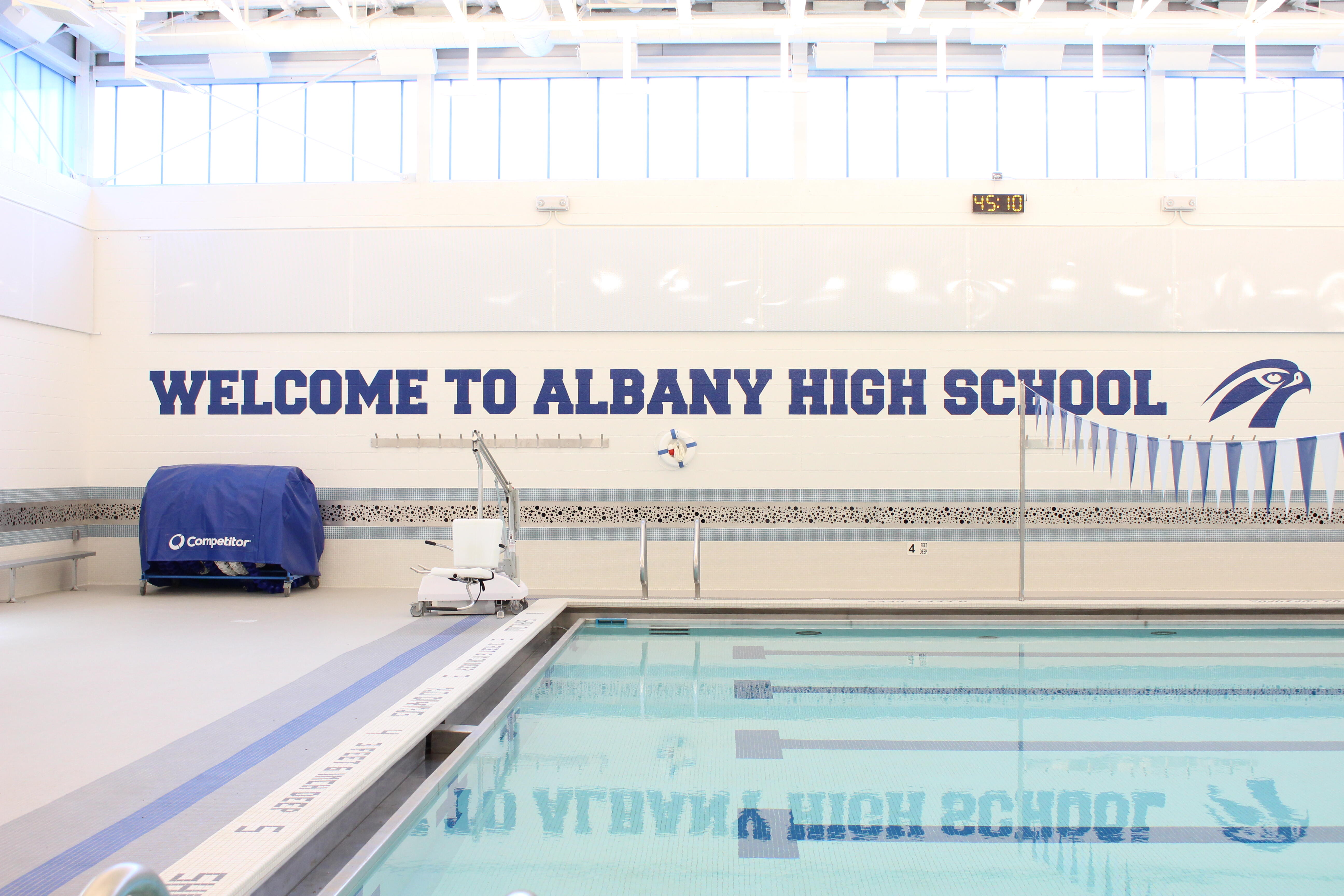 Albany High's swimming pool