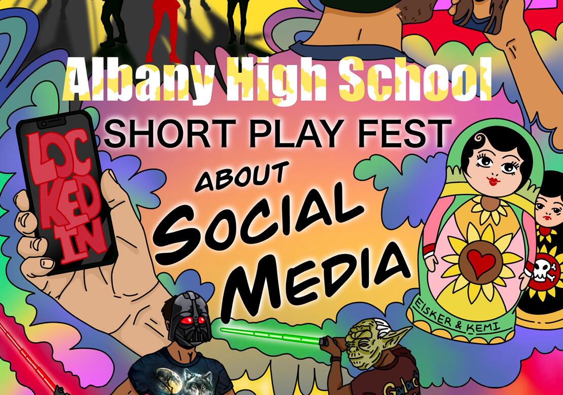 Cover art for Albany High's Short Play Fest About Social Media