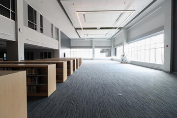 A view of the new library