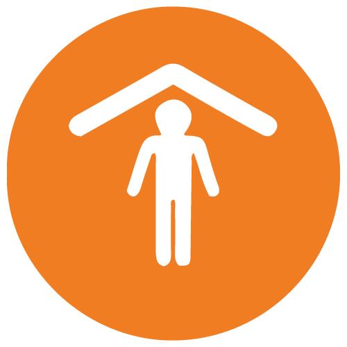 Shelter in place icon